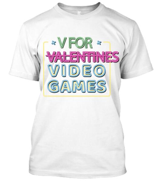 VForVideoGames Póló TeeInBlue pòlò