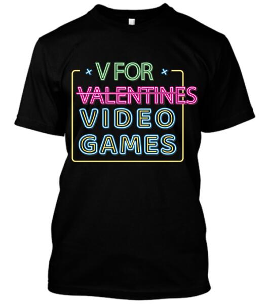 VForVideoGames Póló TeeInBlue pòlò