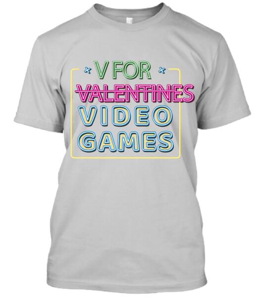 VForVideoGames Póló TeeInBlue pòlò