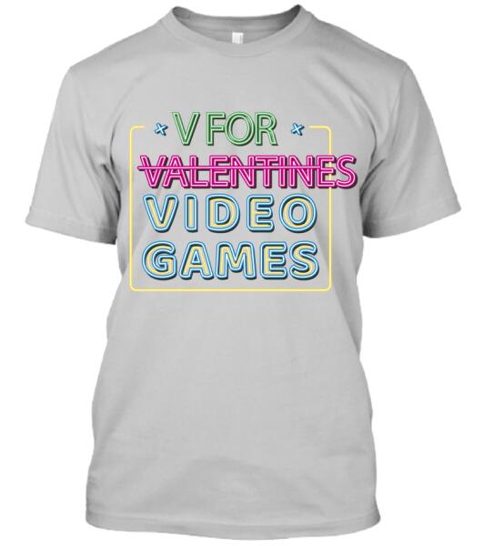 VForVideoGames Póló TeeInBlue pòlò