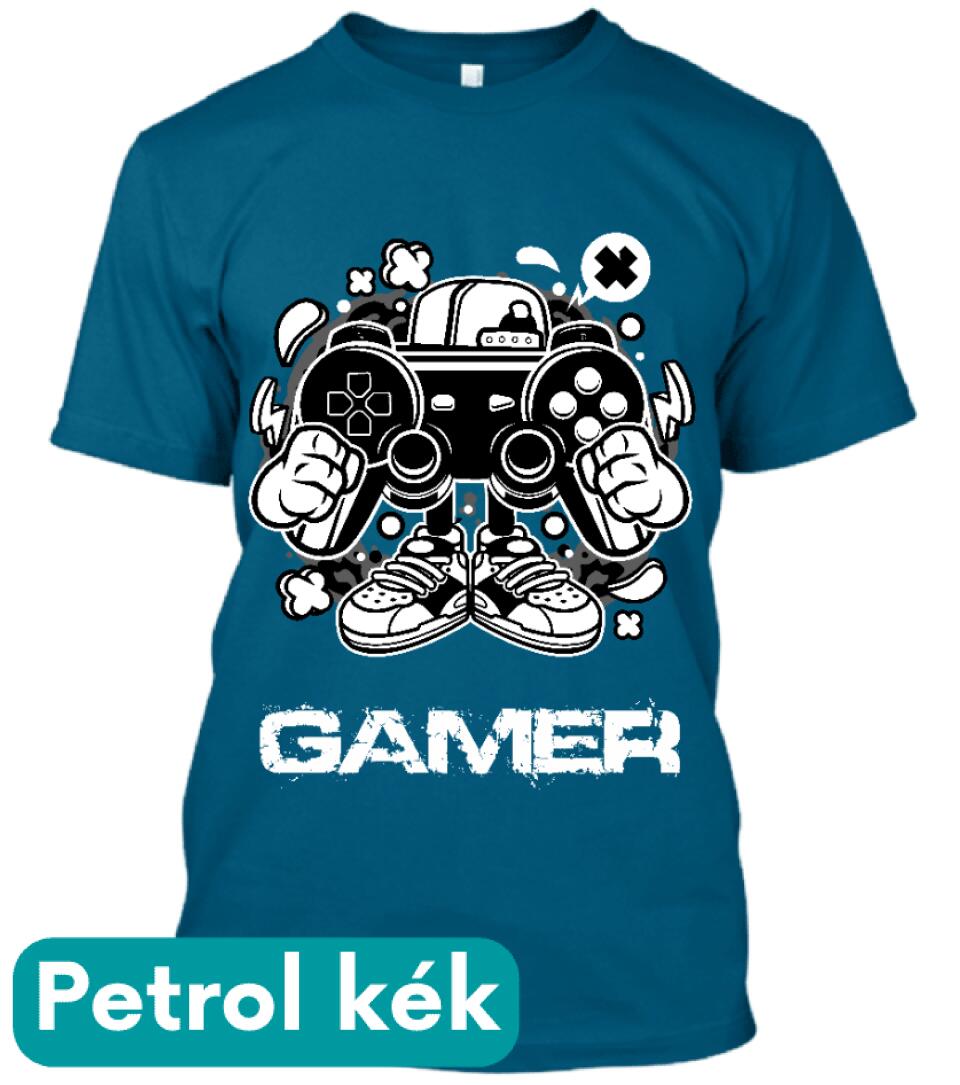 GAMER FEKETE PÓLÓ