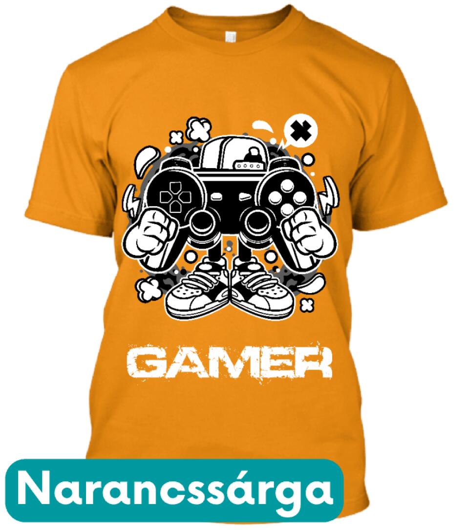 GAMER FEKETE PÓLÓ