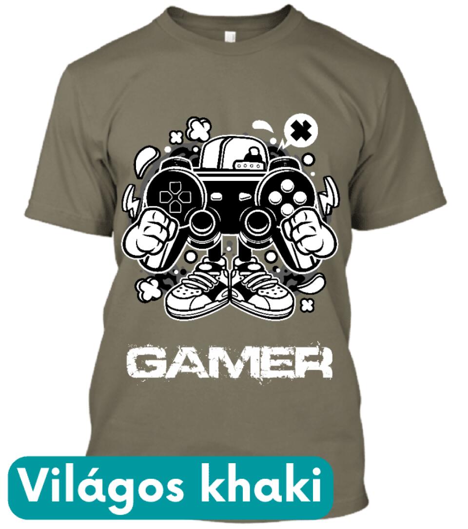 GAMER FEKETE PÓLÓ