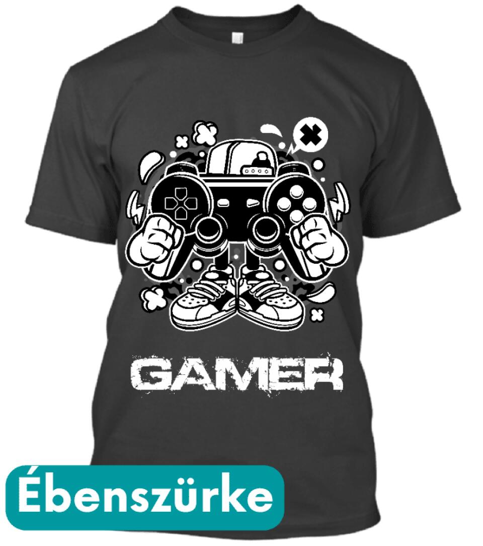 GAMER FEKETE PÓLÓ