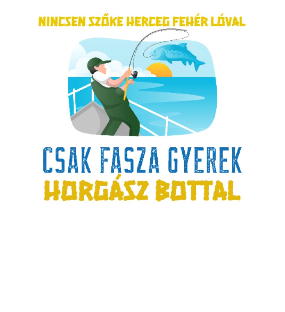 EGYEDI PÓLÓ F@SZA GYEREK HORGÁSZ BOTTAL