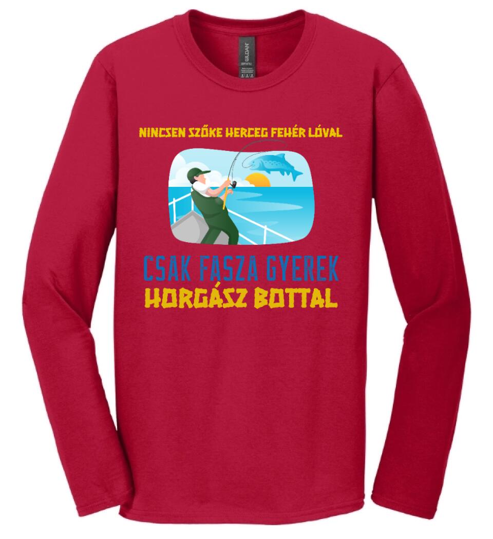 EGYEDI PÓLÓ F@SZA GYEREK HORGÁSZ BOTTAL