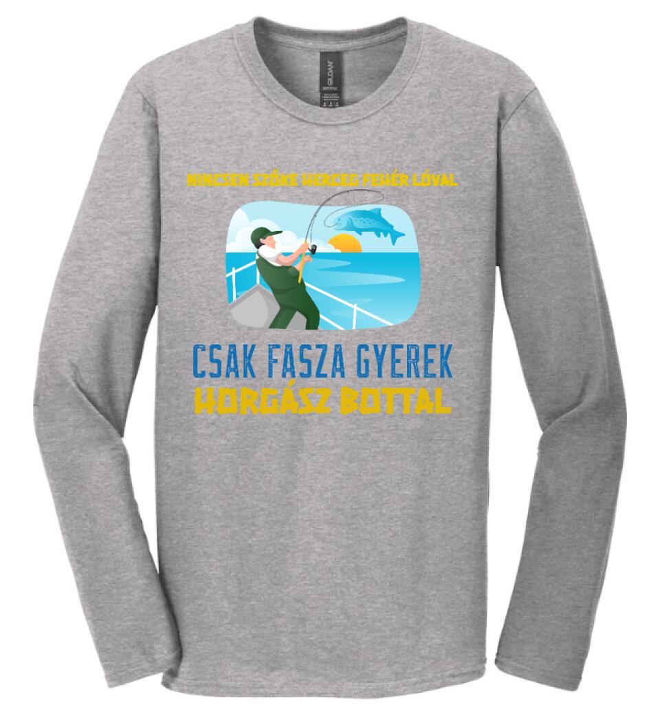 EGYEDI PÓLÓ F@SZA GYEREK HORGÁSZ BOTTAL