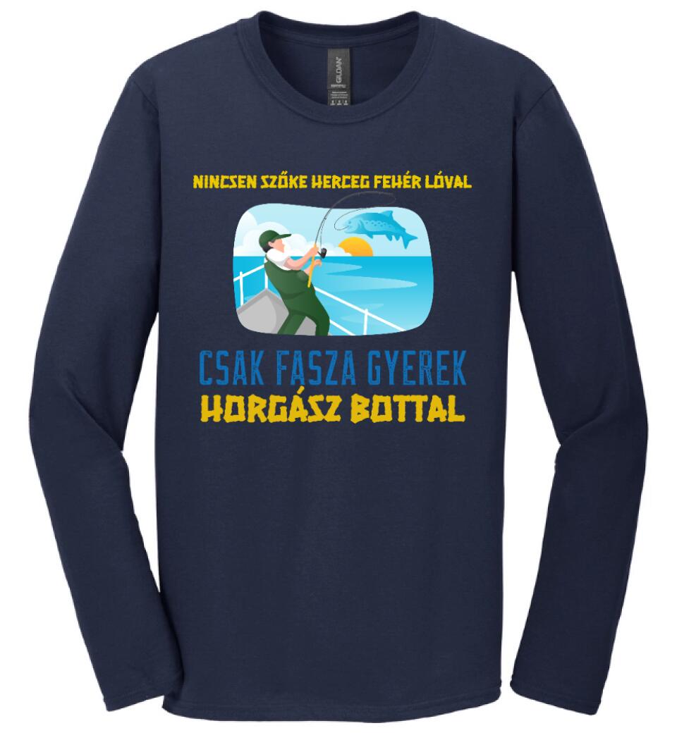 EGYEDI PÓLÓ F@SZA GYEREK HORGÁSZ BOTTAL