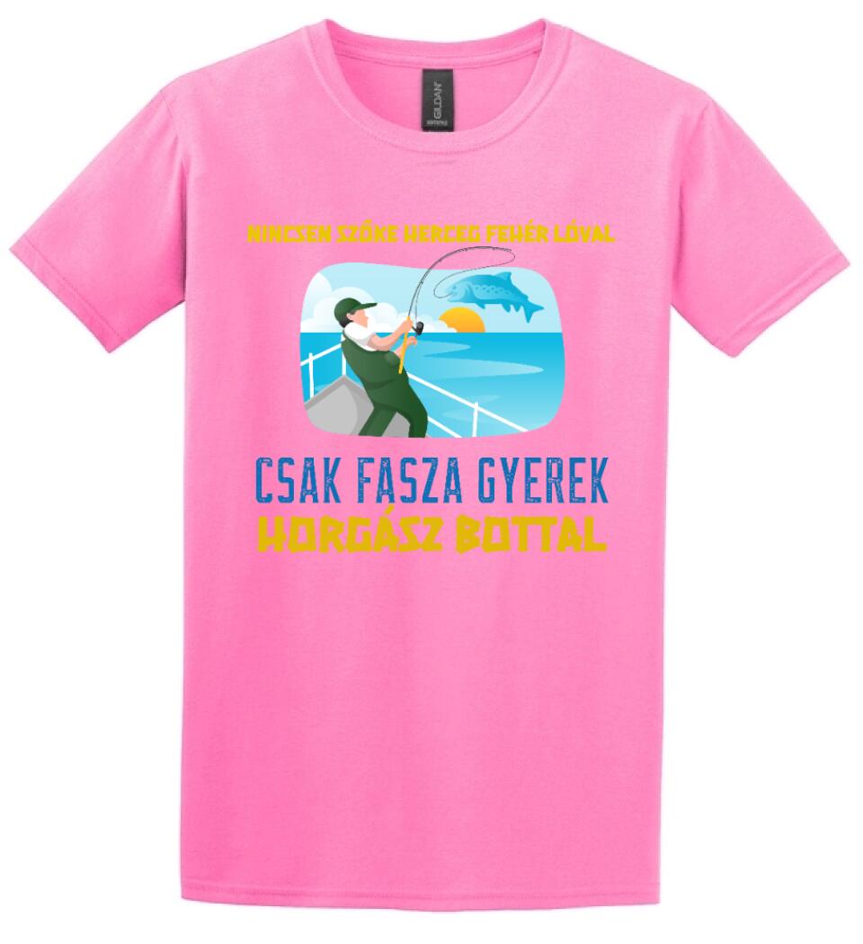 EGYEDI PÓLÓ F@SZA GYEREK HORGÁSZ BOTTAL