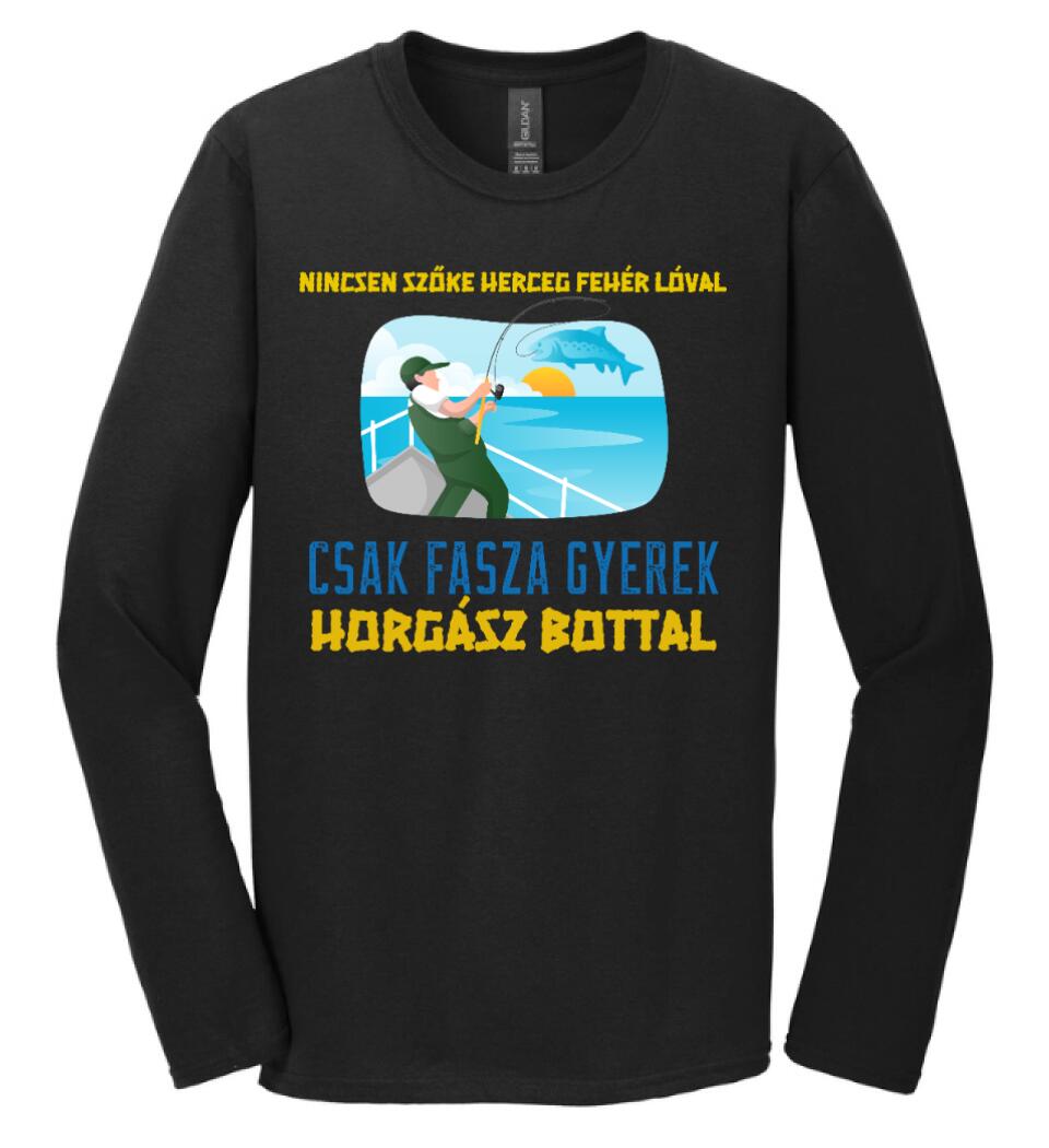 EGYEDI PÓLÓ F@SZA GYEREK HORGÁSZ BOTTAL