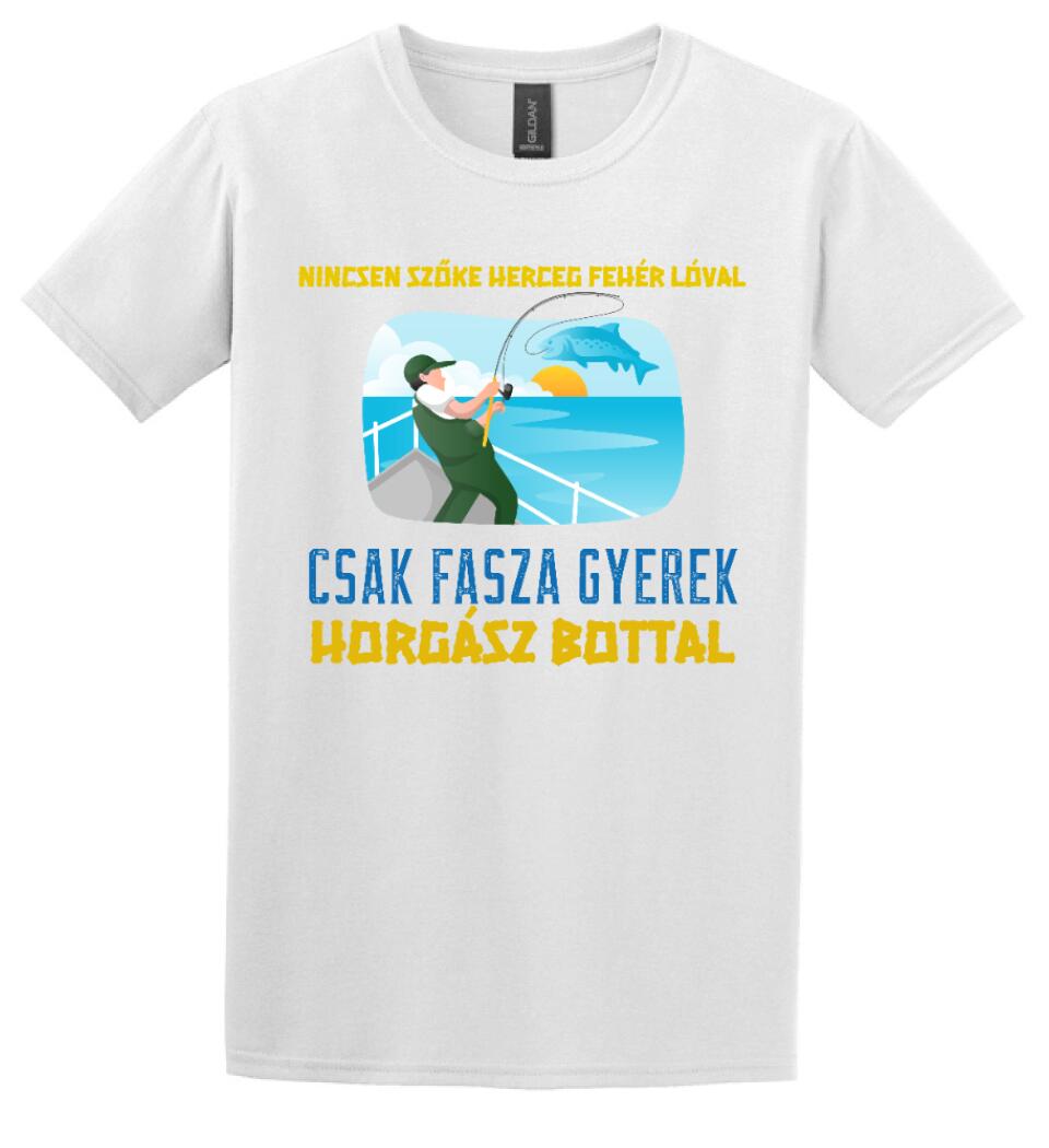 EGYEDI PÓLÓ F@SZA GYEREK HORGÁSZ BOTTAL