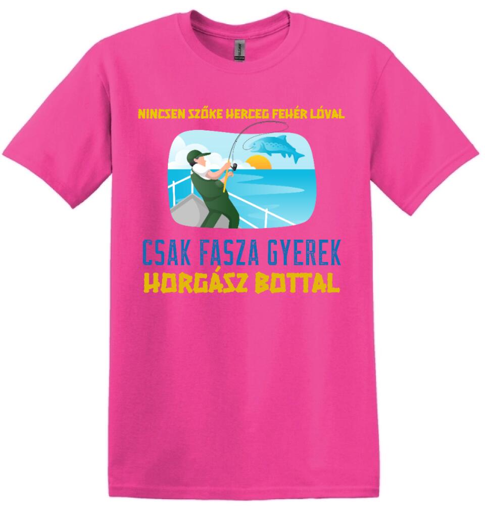 EGYEDI PÓLÓ F@SZA GYEREK HORGÁSZ BOTTAL