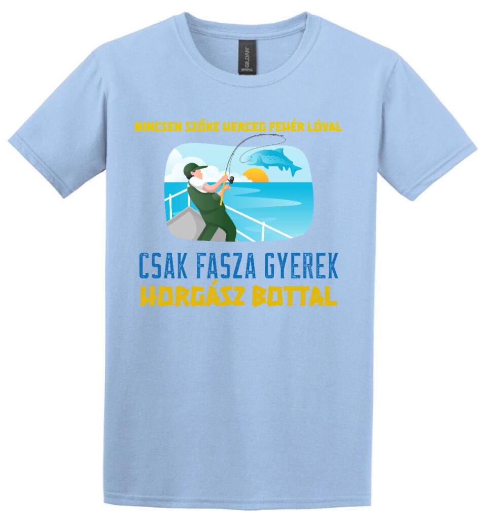 EGYEDI PÓLÓ F@SZA GYEREK HORGÁSZ BOTTAL