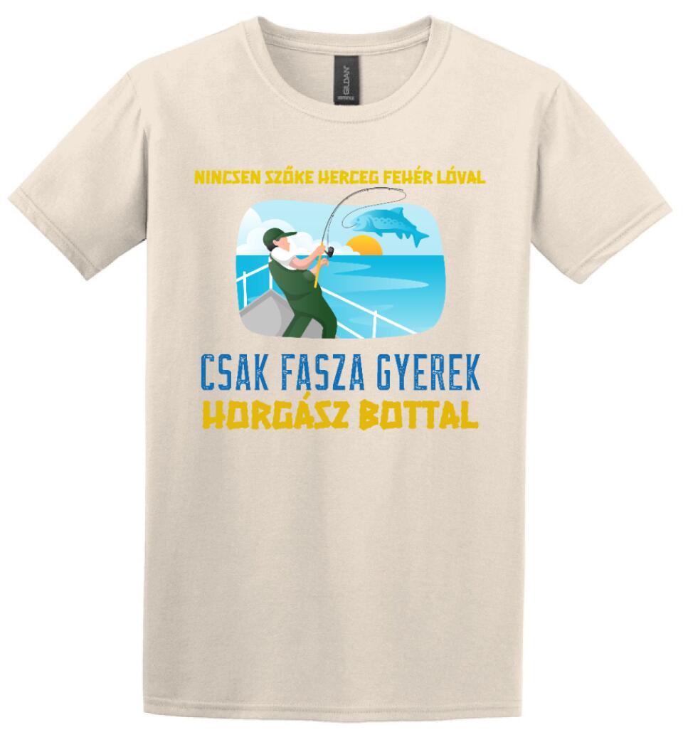 EGYEDI PÓLÓ F@SZA GYEREK HORGÁSZ BOTTAL