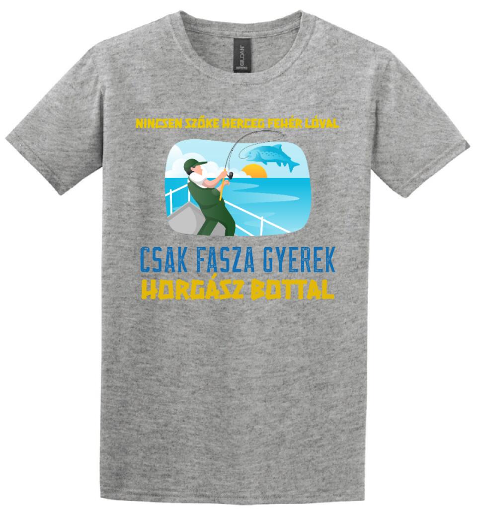 EGYEDI PÓLÓ F@SZA GYEREK HORGÁSZ BOTTAL