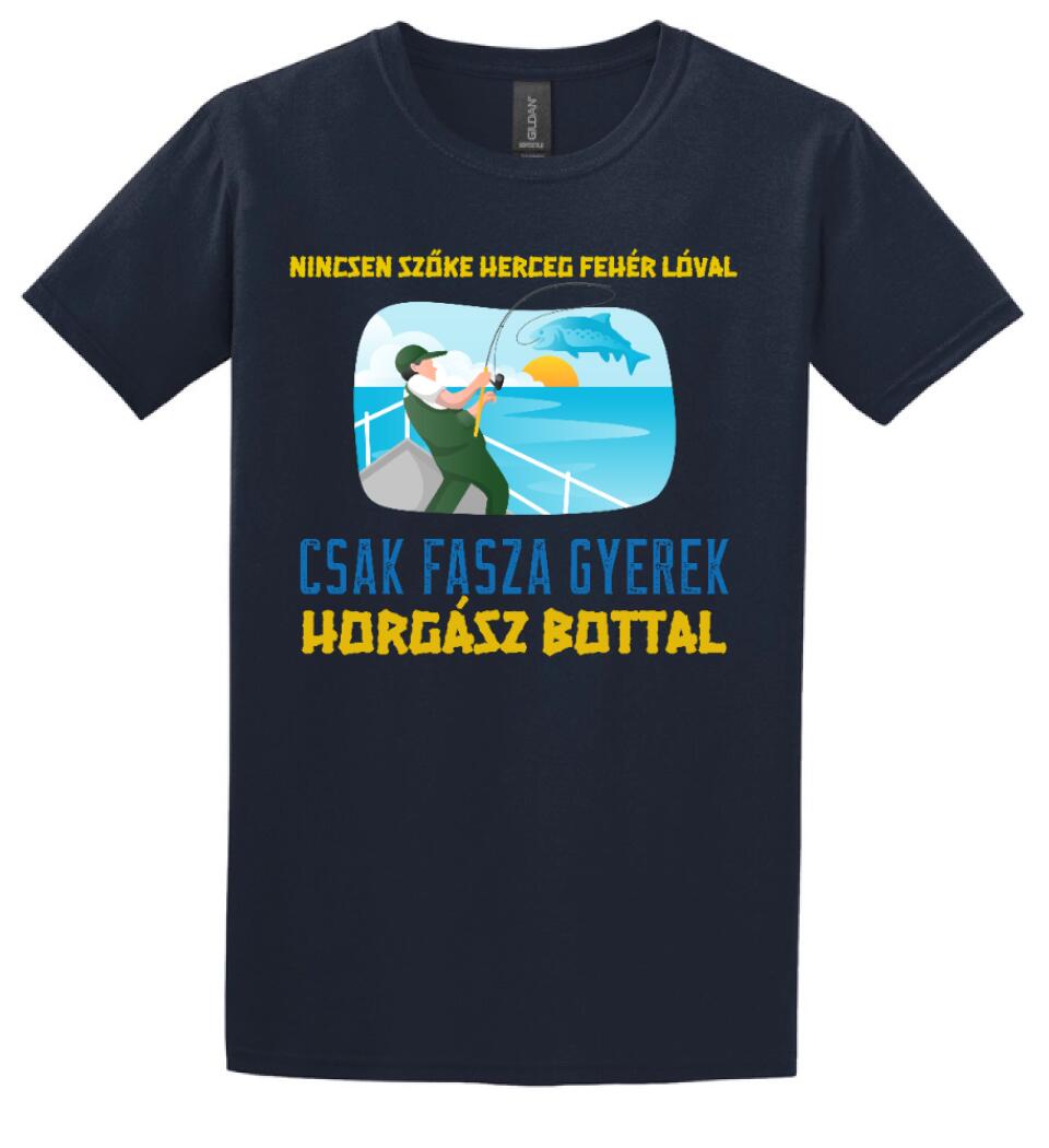 EGYEDI PÓLÓ F@SZA GYEREK HORGÁSZ BOTTAL