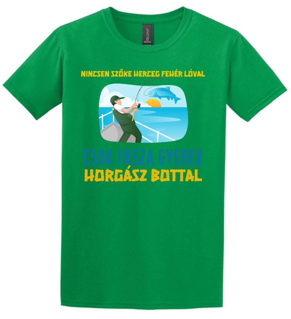 EGYEDI PÓLÓ F@SZA GYEREK HORGÁSZ BOTTAL