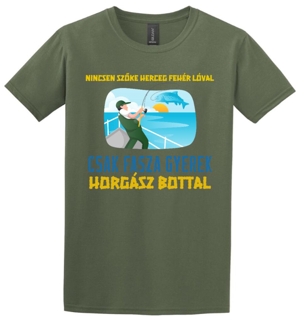 EGYEDI PÓLÓ F@SZA GYEREK HORGÁSZ BOTTAL