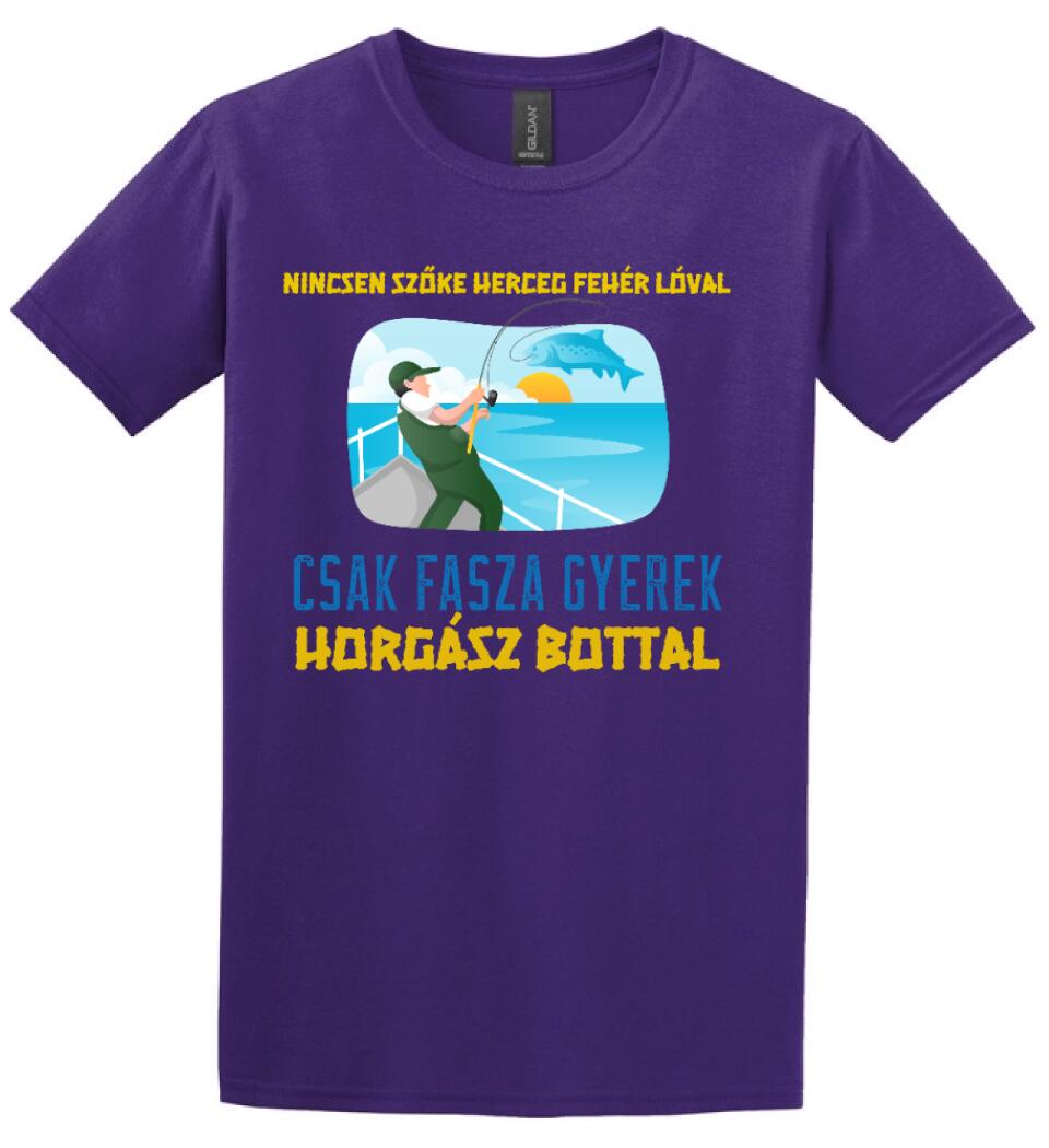 EGYEDI PÓLÓ F@SZA GYEREK HORGÁSZ BOTTAL