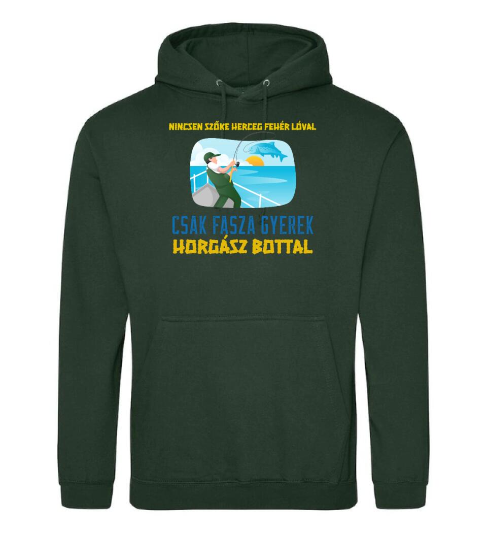 EGYEDI PÓLÓ F@SZA GYEREK HORGÁSZ BOTTAL