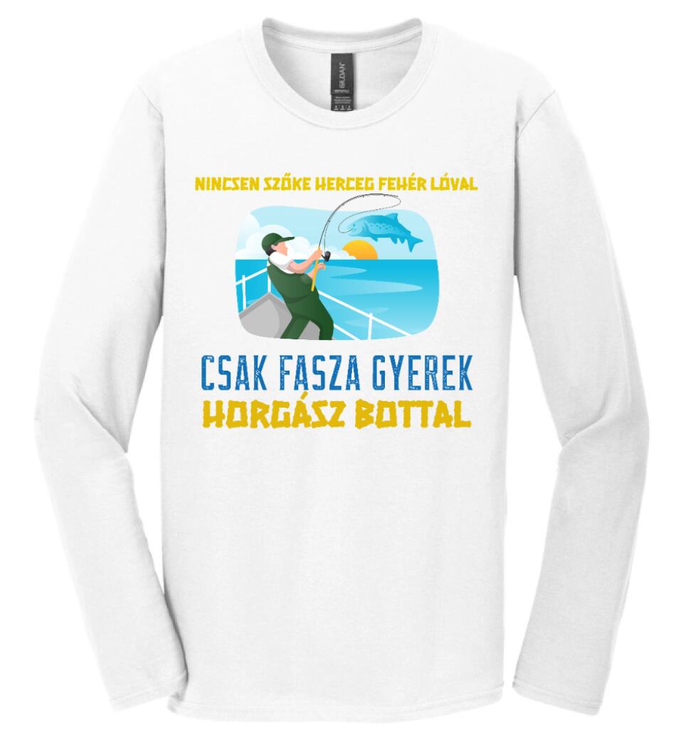 EGYEDI PÓLÓ F@SZA GYEREK HORGÁSZ BOTTAL
