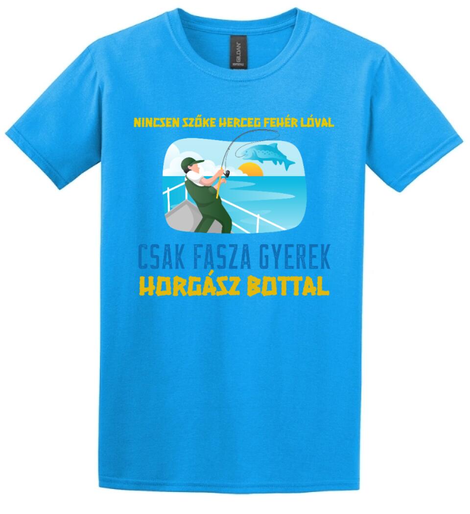 EGYEDI PÓLÓ F@SZA GYEREK HORGÁSZ BOTTAL