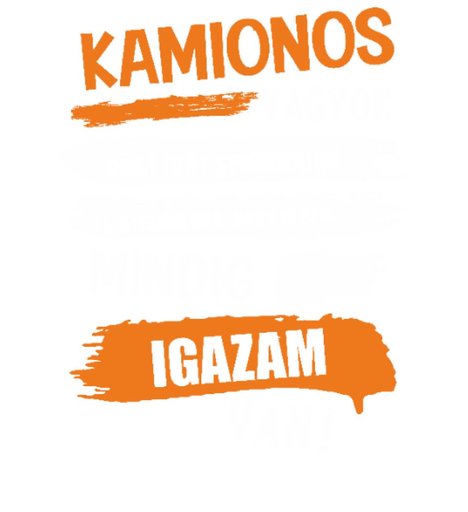 KAMIONOS VAGYOK MINDIG IGAZAM VAN