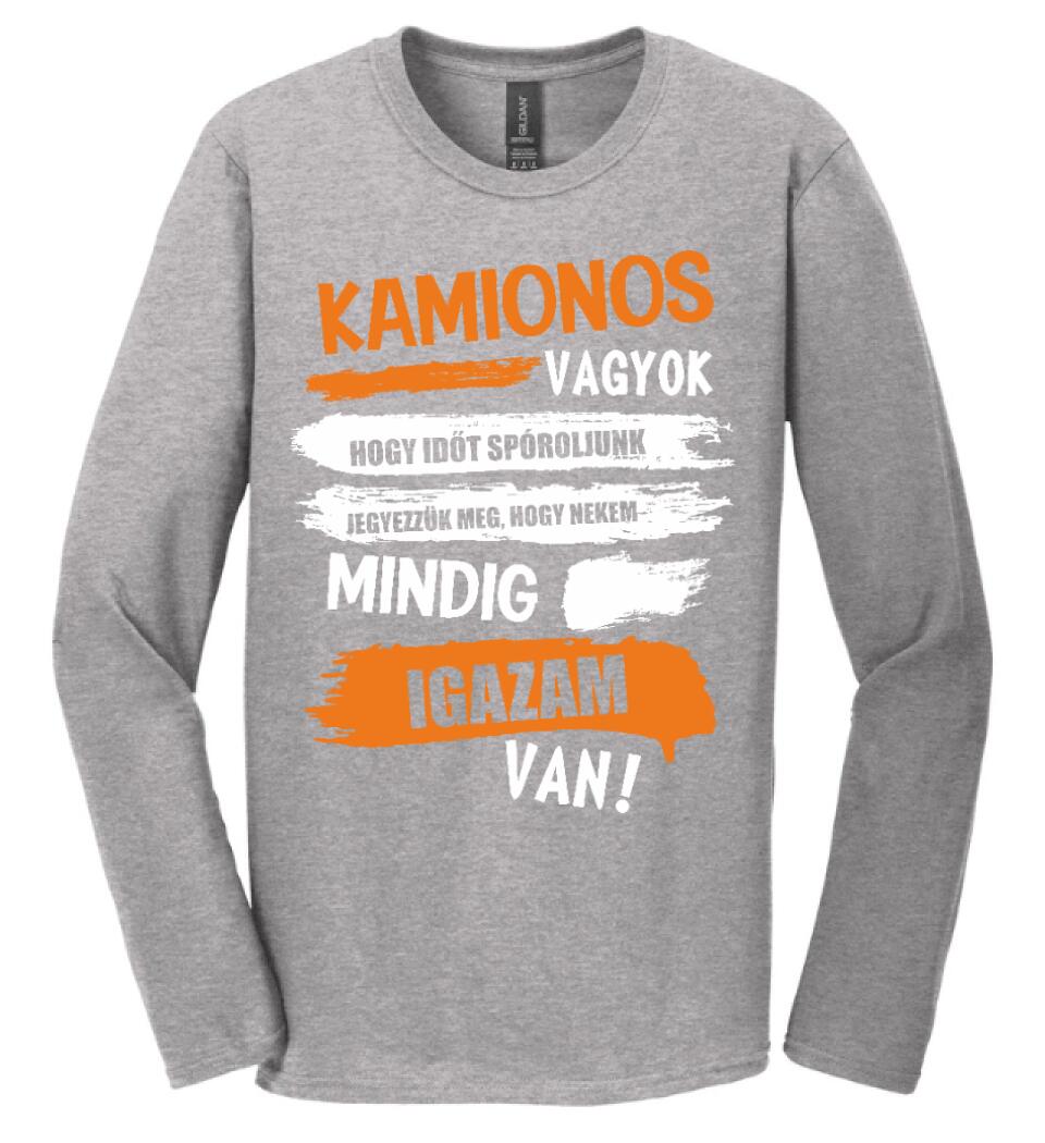 KAMIONOS VAGYOK MINDIG IGAZAM VAN