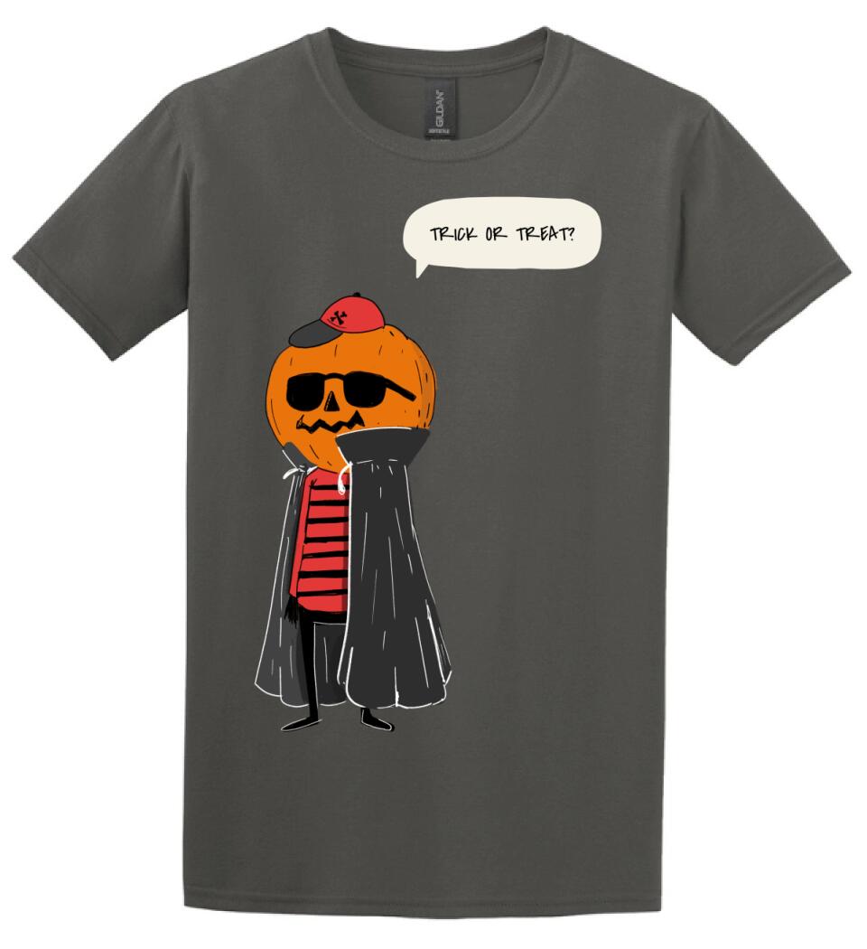 Halloween tök köpenyben