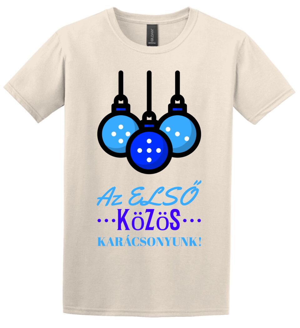 Első karácsony gömb kék