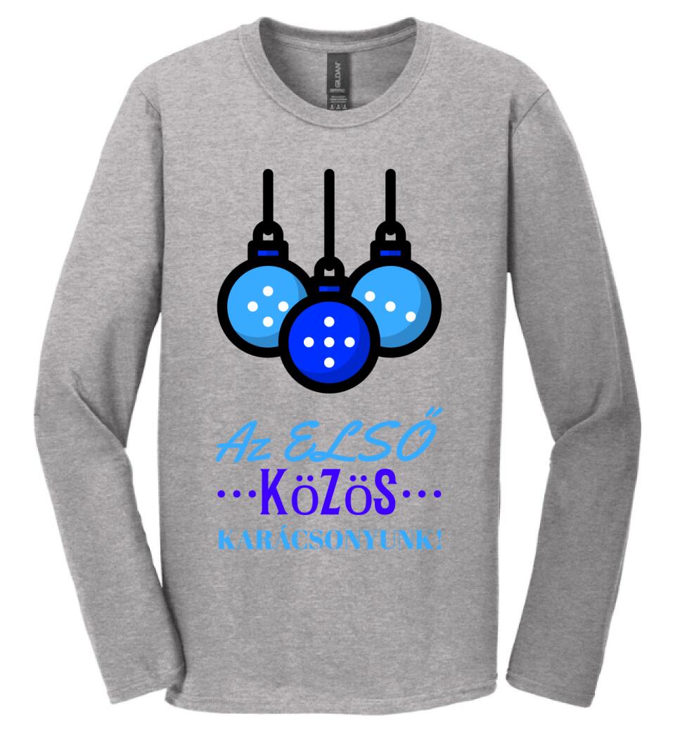 Első karácsony gömb kék