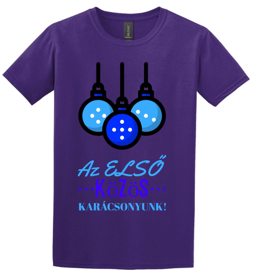 Első karácsony gömb kék