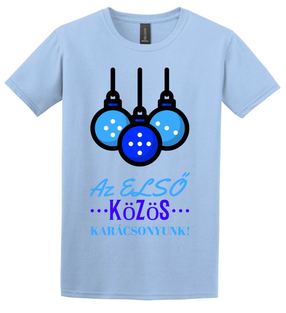 Első karácsony gömb kék