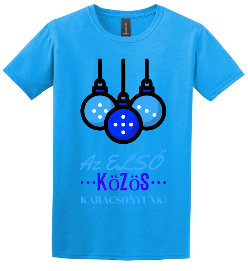 Első karácsony gömb kék