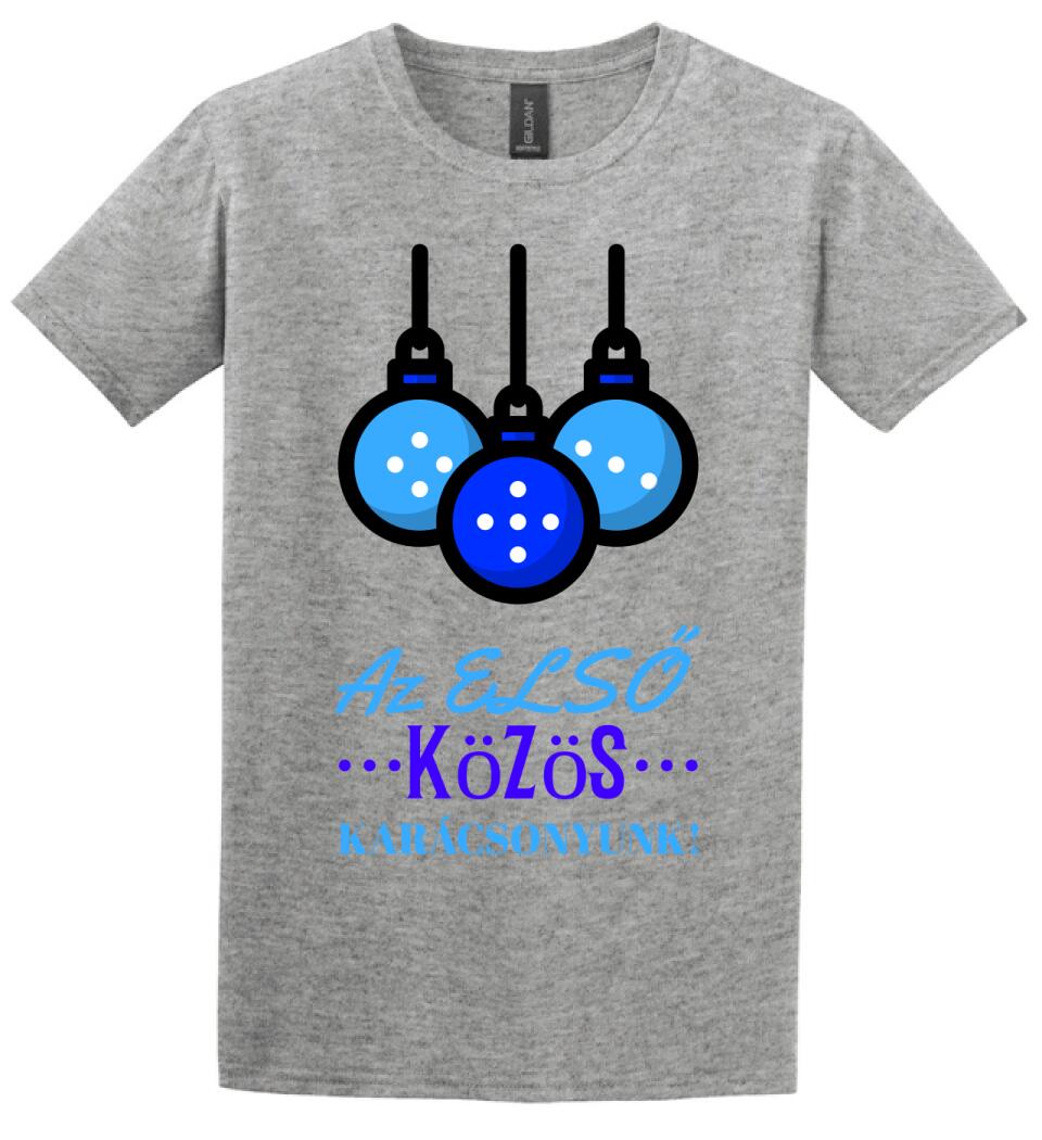 Első karácsony gömb kék