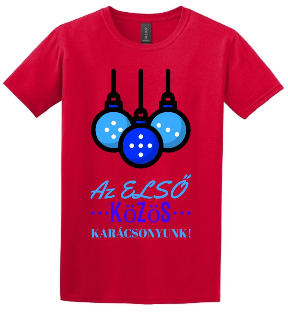 Első karácsony gömb kék