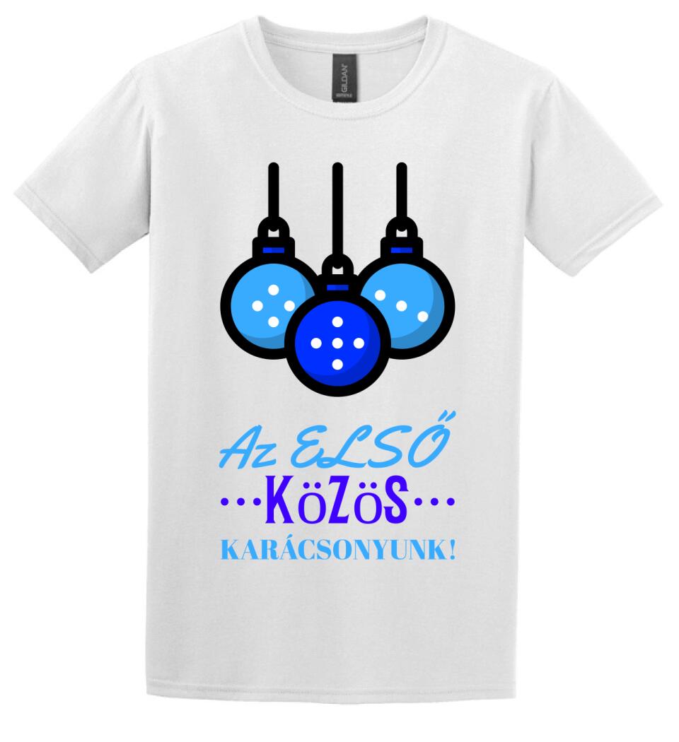 Első karácsony gömb kék