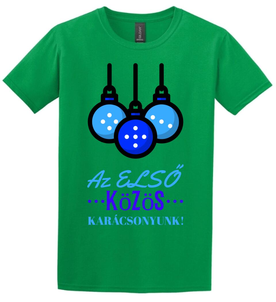 Első karácsony gömb kék