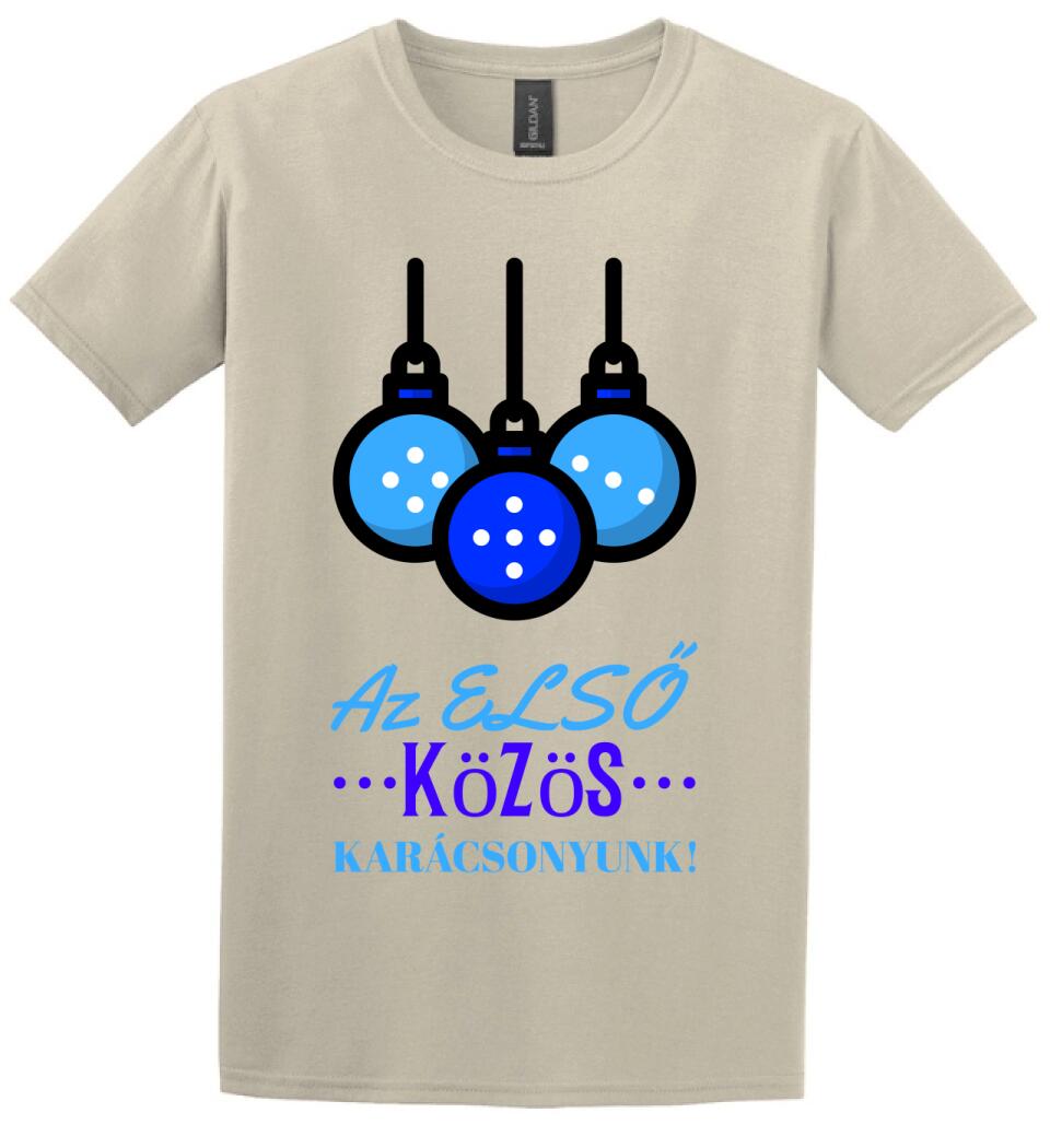 Első karácsony gömb kék