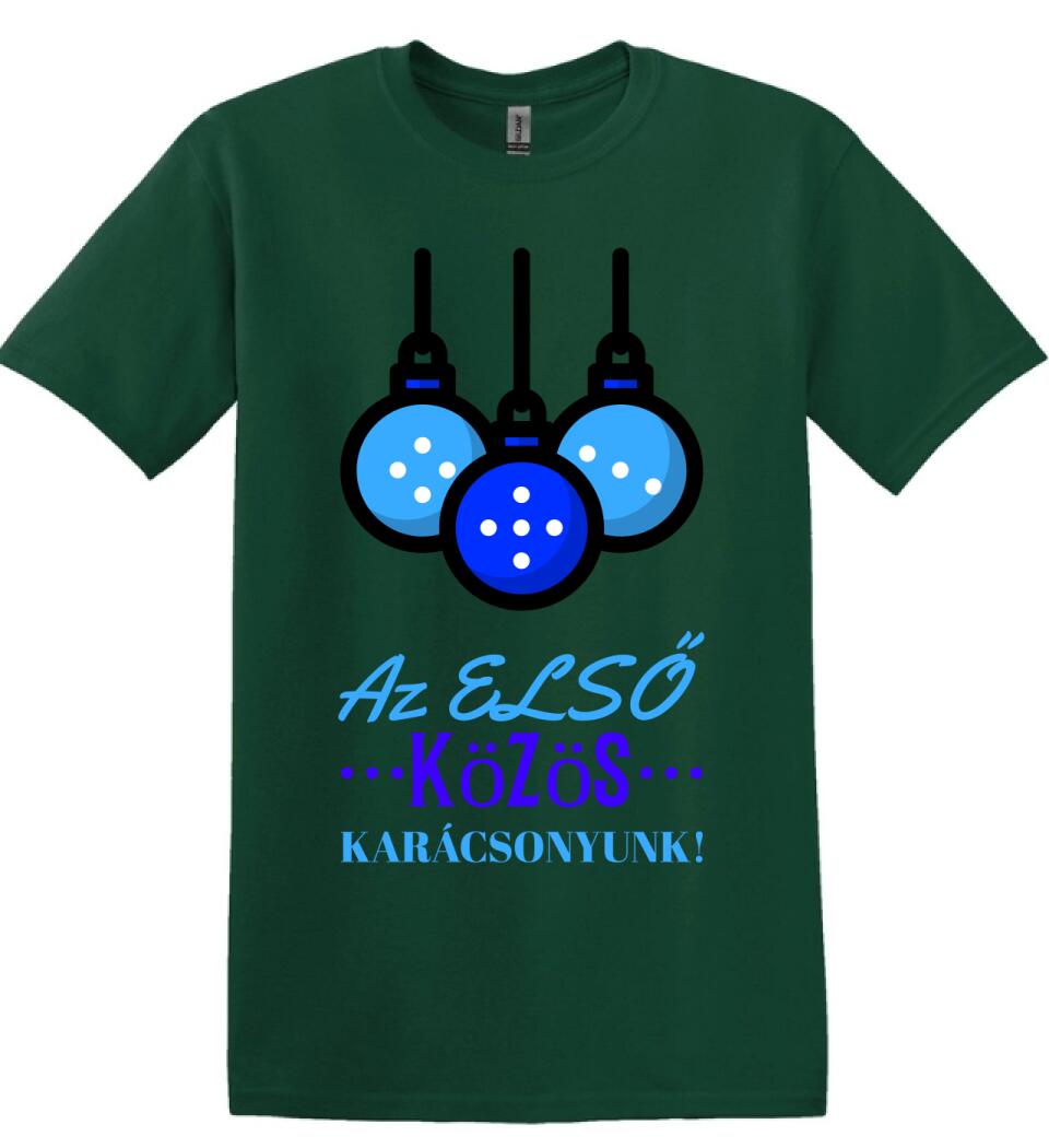 Első karácsony gömb kék