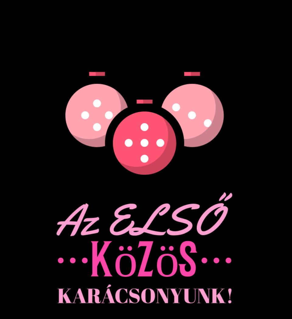 Első karácsony gömb rózsa