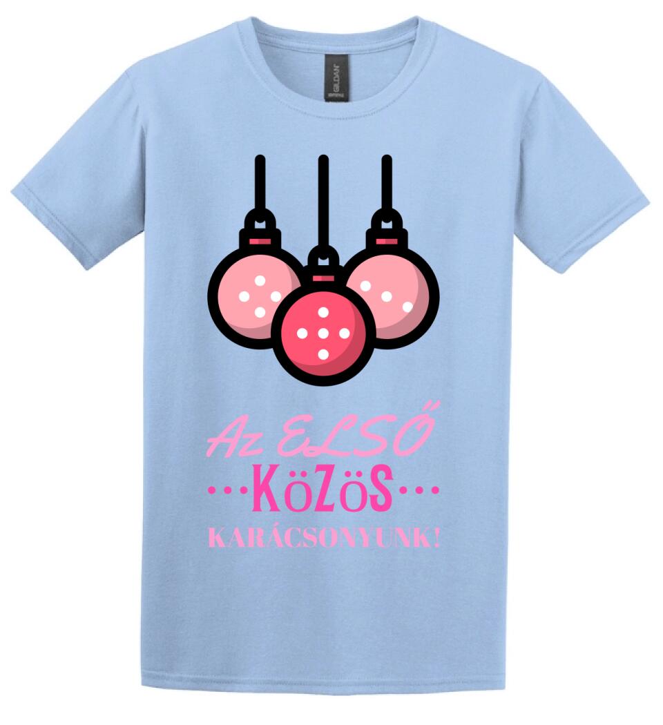 Első karácsony gömb rózsa