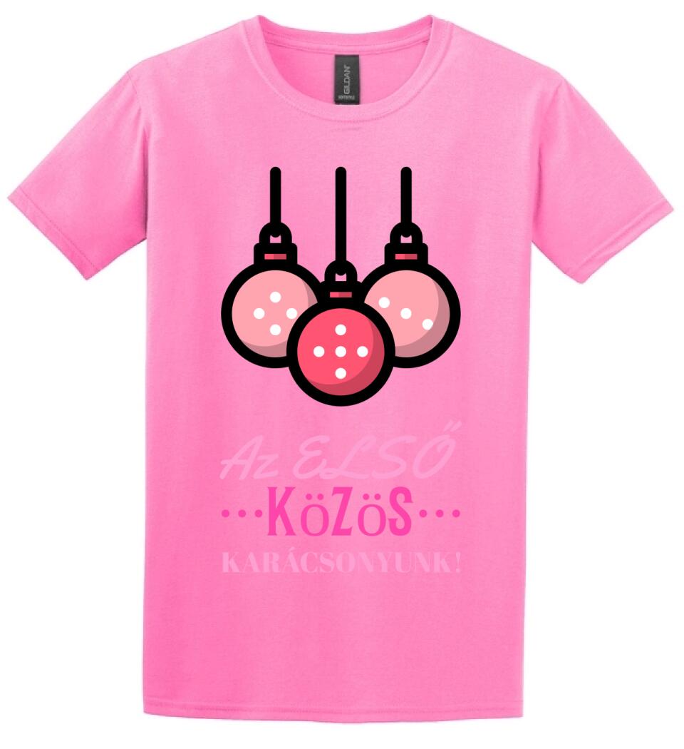 Első karácsony gömb rózsa