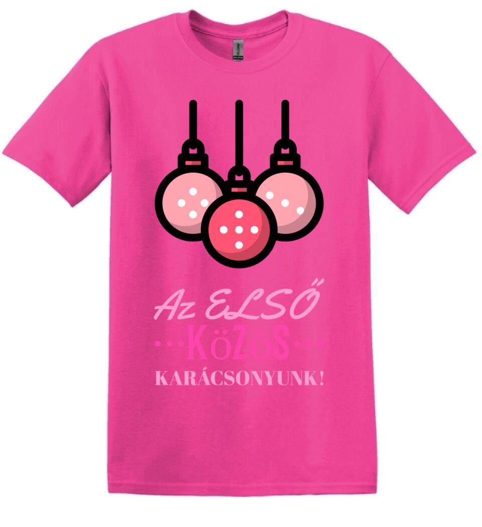 Első karácsony gömb rózsa