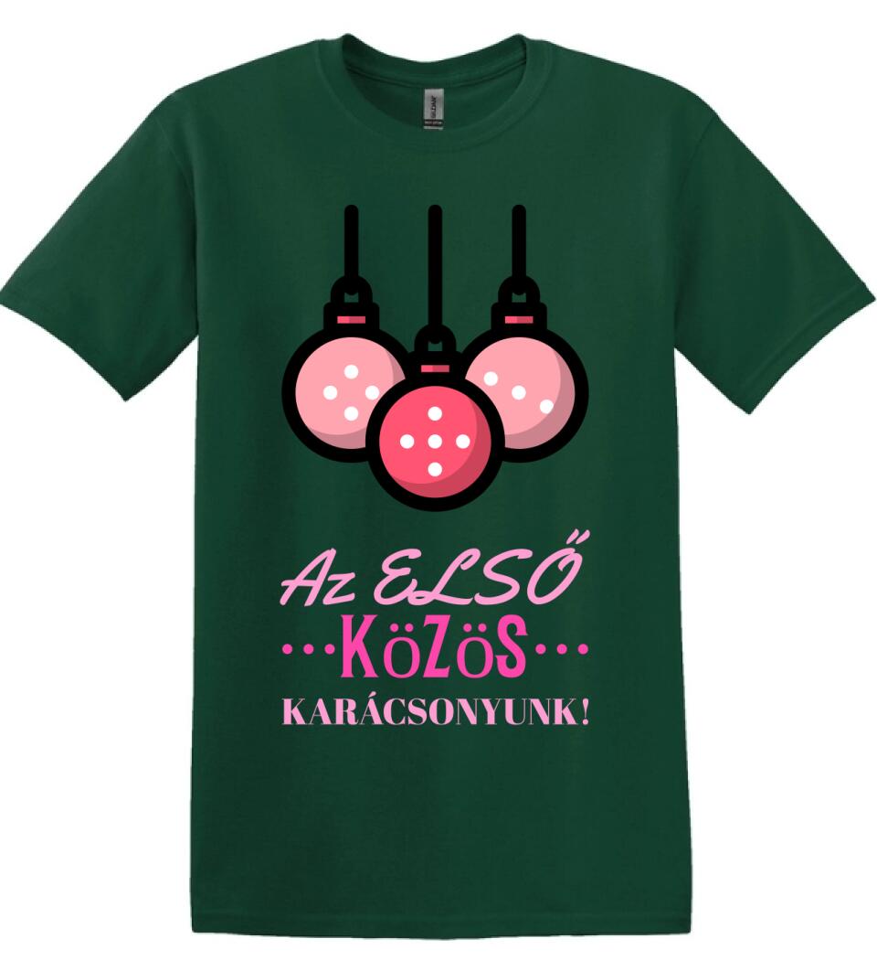 Első karácsony gömb rózsa