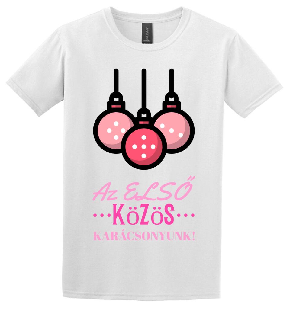 Első karácsony gömb rózsa