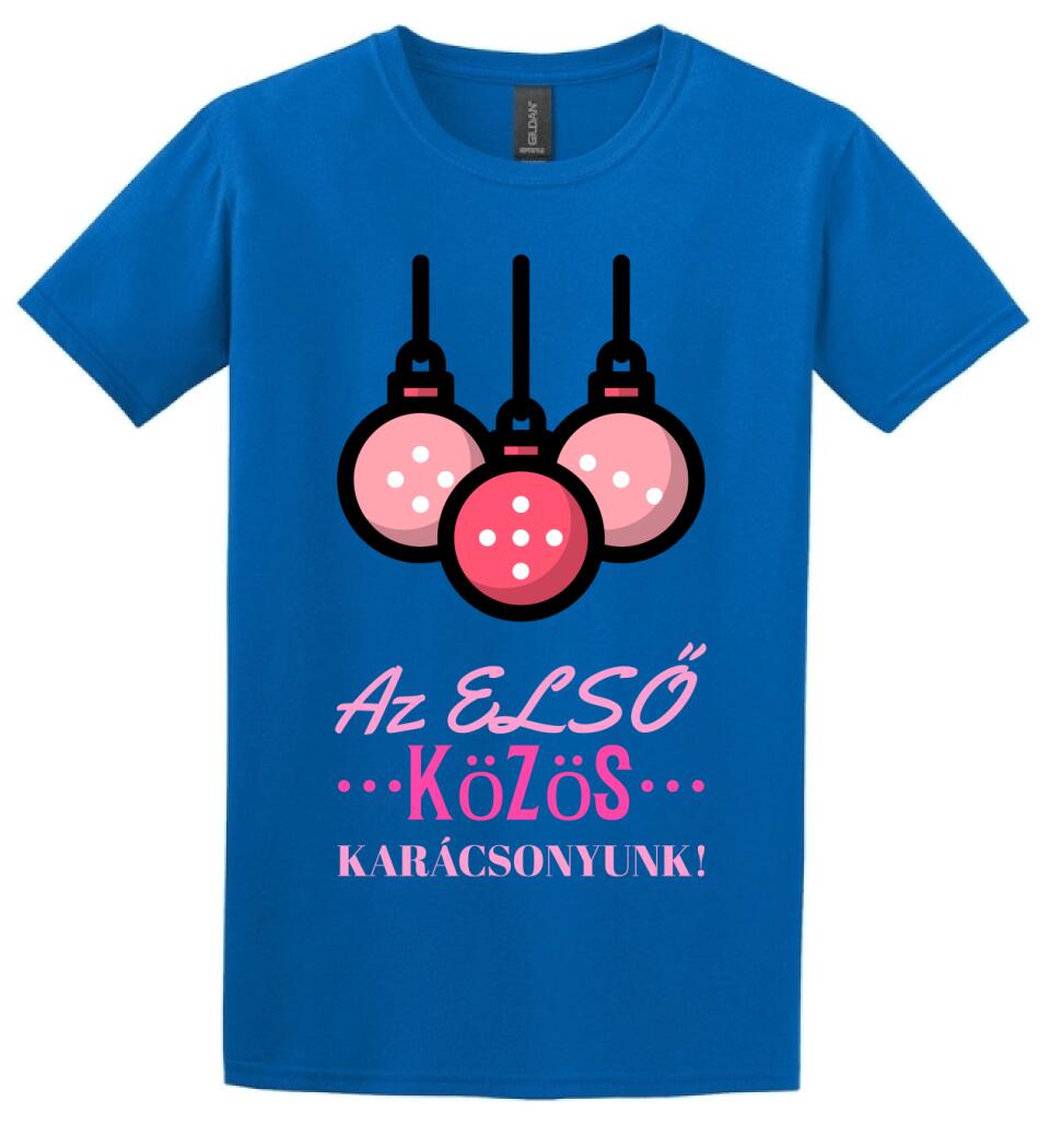 Első karácsony gömb rózsa