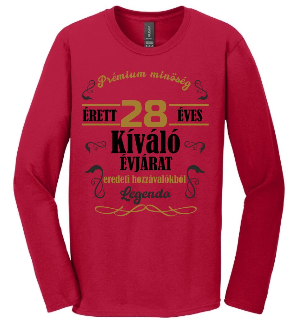 Prémium születésnapi póló