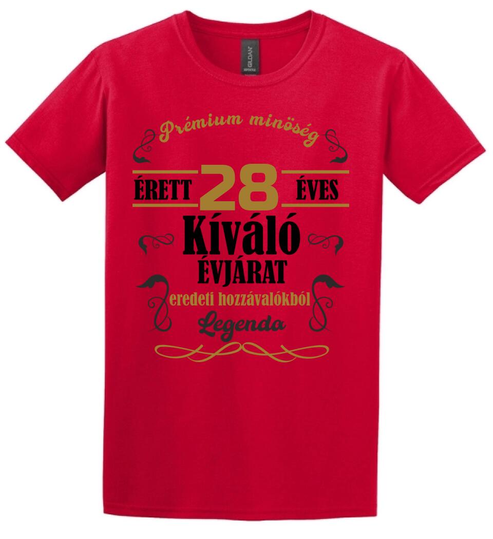Prémium születésnapi póló