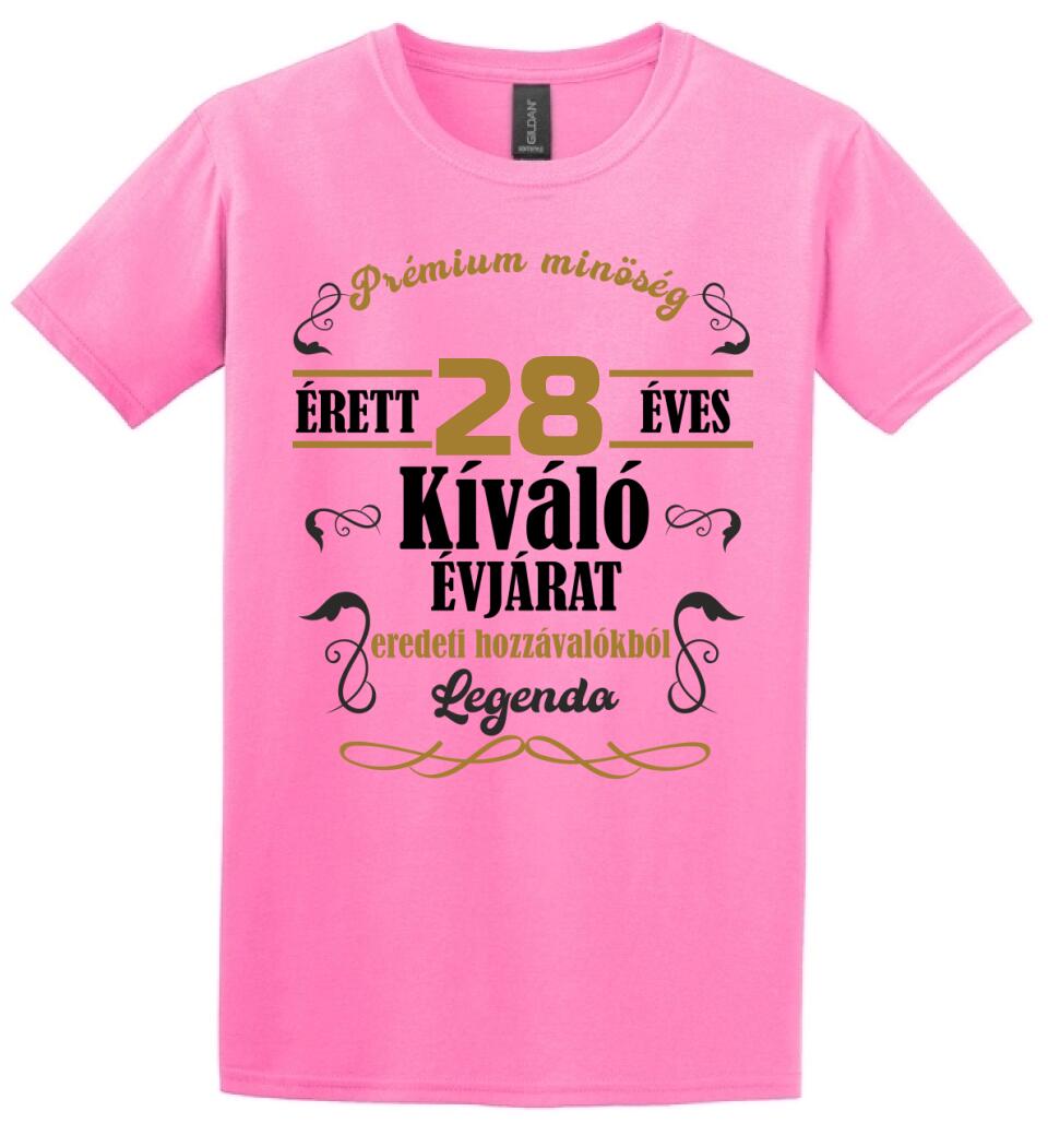 Prémium születésnapi póló